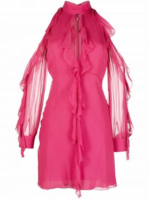 Vestido de cóctel Blumarine rosa