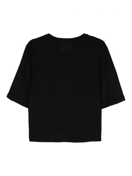 T-krekls džersija Majestic Filatures melns
