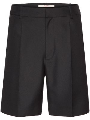 Plisserade shorts Valentino Garavani svart