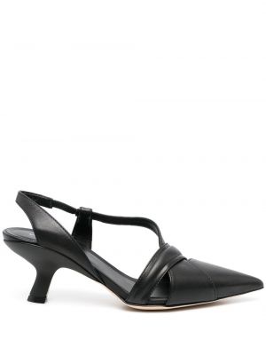Асиметрични полуотворени обувки Vic Matié черно