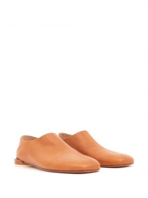 Slip-on nahast loafer-kingad Mm6 Maison Margiela pruun