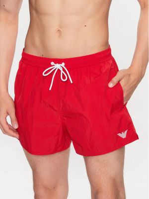 Pantaloni scurți Emporio Armani roșu
