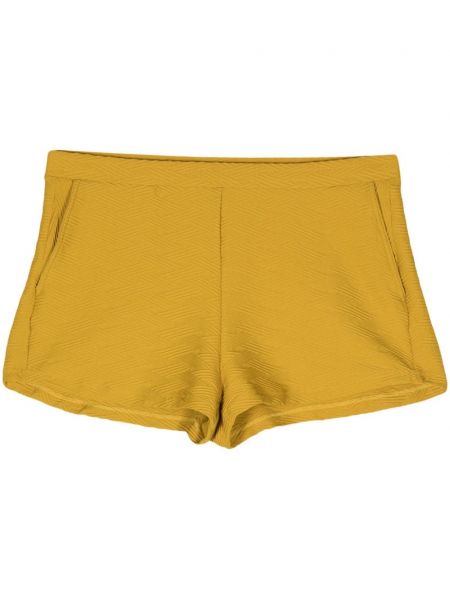 Žakárové šortky The Upside žltá