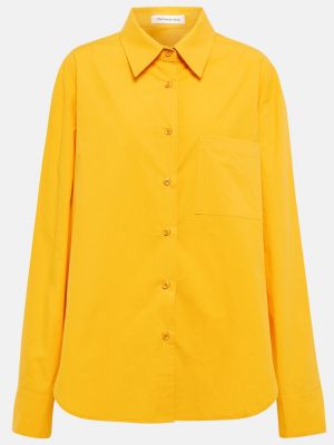 Bavlněná košile The Frankie Shop žlutá