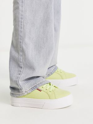 Туфли на платформе Levi’s® зеленые