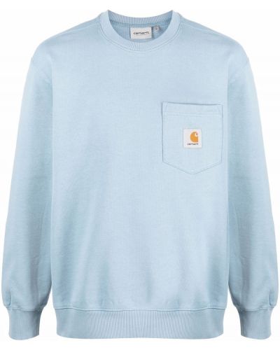 Sweatshirt med lommer Carhartt Wip blå