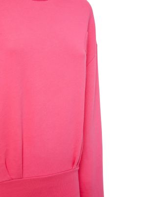 Mini šaty jersey The Attico růžové