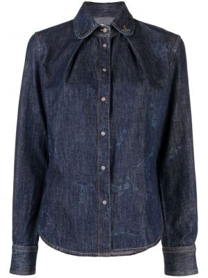 Džínová košile Vivienne Westwood - Modrá