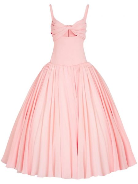 Jedwabna sukienka wieczorowa Giambattista Valli różowa