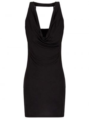 Drapované šaty Armani Exchange černé