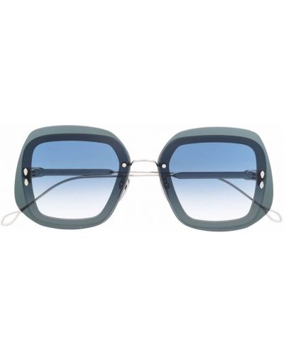 Oversize saulesbrilles Isabel Marant Eyewear sudrabs