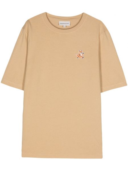 T-shirt Maison Kitsuné beige