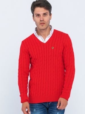 Пуловер Giorgio Di Mare червено