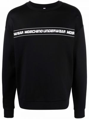 Trykt sweatshirt Moschino svart