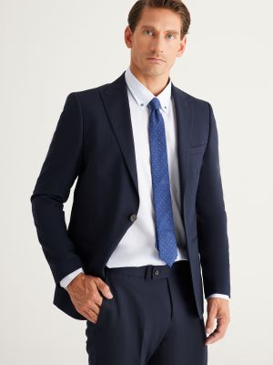 Slim fit oblek Altinyildiz Classics modrý