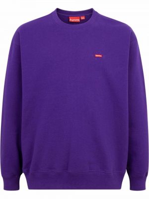 Sweatshirt mit rundhalsausschnitt Supreme lila