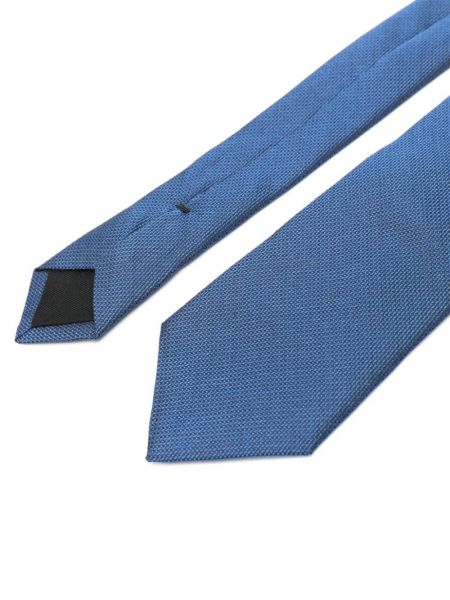 Saténová kravata Boss modrá