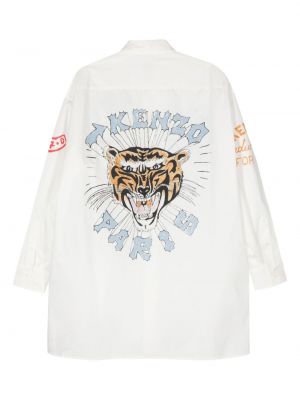 Medvilninė marškiniai Kenzo balta