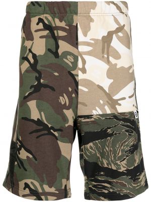 Shorts mit print mit camouflage-print Aape By *a Bathing Ape® grün