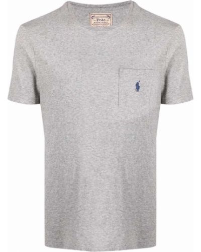 Camiseta de tela jersey Polo Ralph Lauren gris