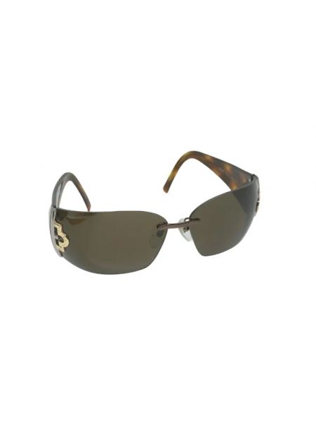 Okulary przeciwsłoneczne Bvlgari Vintage brązowe
