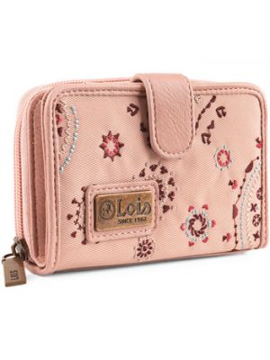 Różowy portfel Lois
