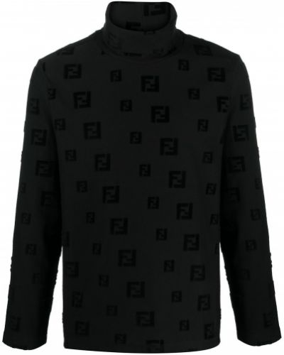 Jersey de tela jersey Fendi negro