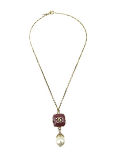 Pendentif avec perles Chanel Pre-owned doré