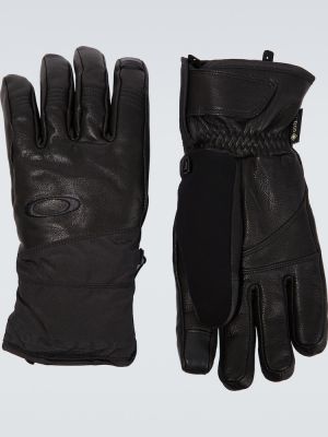 Kožené rukavice Oakley čierna