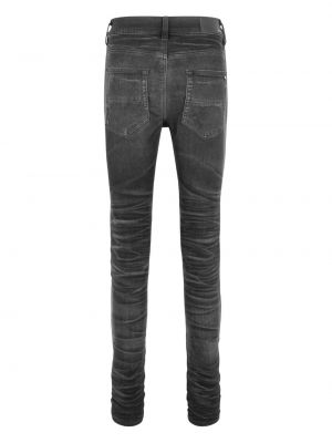 Skinny džíny s flitry Amiri černé
