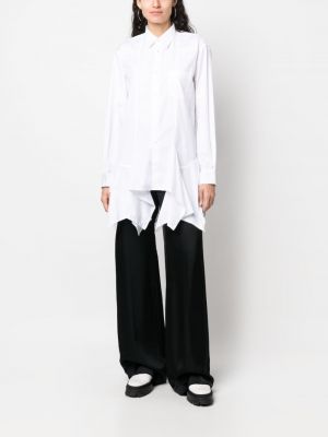 Asymmetrische hemd ausgestellt Comme Des Garçons Shirt weiß