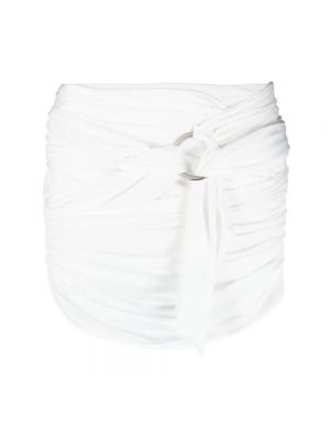 Mini spódniczka The Attico biała