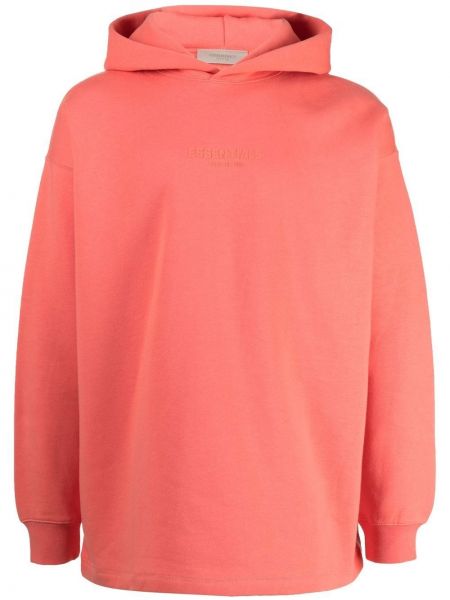 Trykt bomull hettegenser Fear Of God Essentials rosa