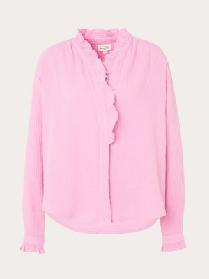 Camisa de algodón Hartford rosa
