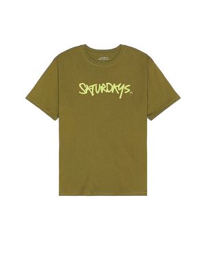 Camiseta Saturdays Nyc verde