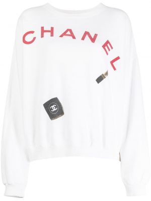 Raštuotas medvilninis džemperis Chanel Pre-owned