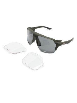 Oversize saulesbrilles 100% Eyewear zaļš