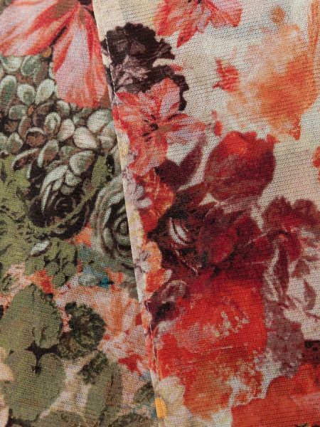 Przezroczysta szal w kwiatki Jean Paul Gaultier Pre-owned