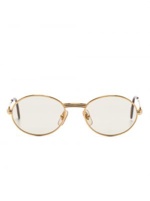 Слънчеви очила Cartier златисто