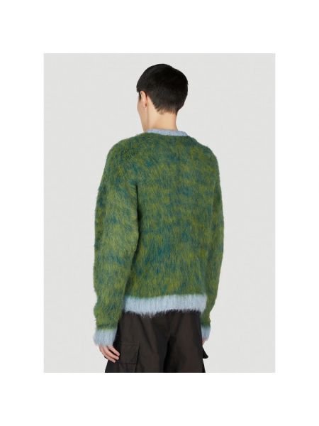 Suéter largo manga larga Brain Dead verde