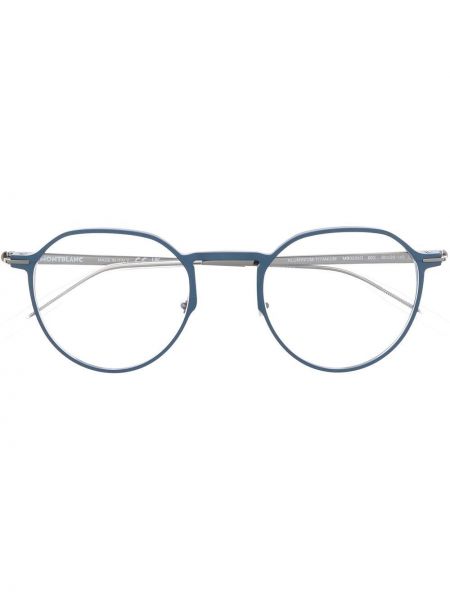 Dioptrijas brilles Montblanc zils
