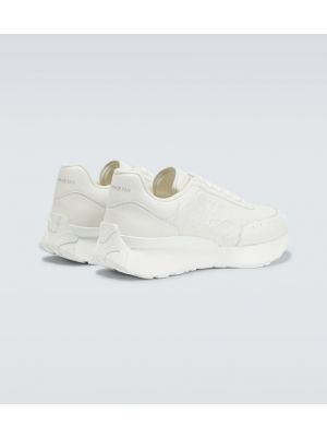 Δερμάτινα sneakers Alexander Mcqueen λευκό
