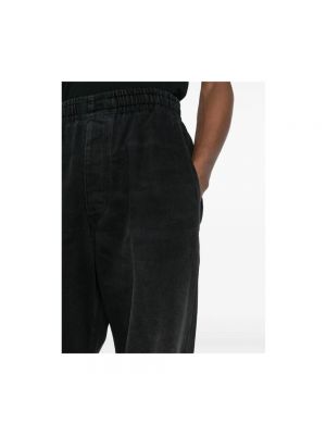 Pantalones rectos de algodón Isabel Marant negro