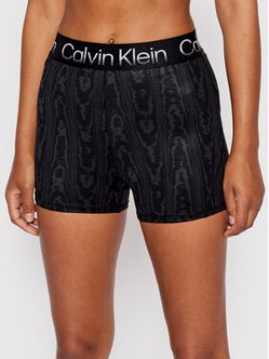 Shorts de sport slim Calvin Klein Performance noir