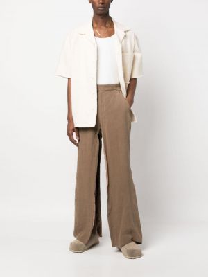 Pantalon à rayures large Vivienne Westwood marron