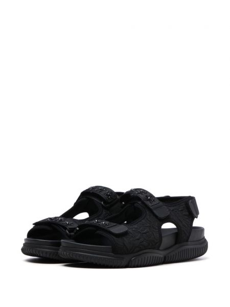Křišťálové sandály Cecilie Bahnsen černé