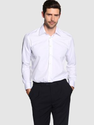 Мужская обычная рубашка Mirto белый