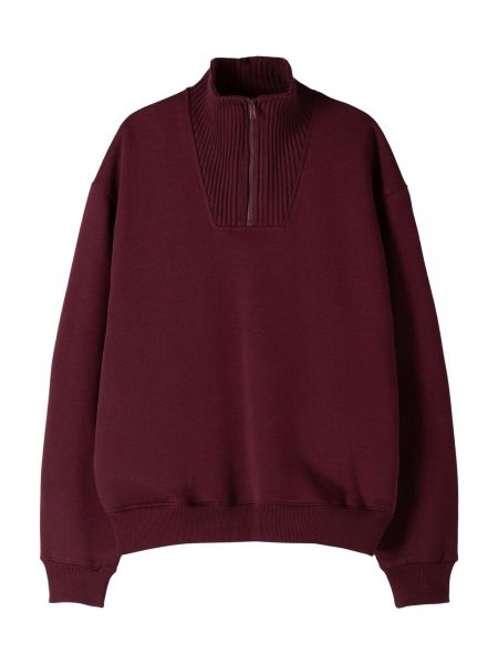 Sweatshirt Bershka bourgogne