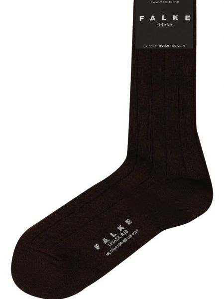 Шерстяные носки из вискозы Falke коричневые