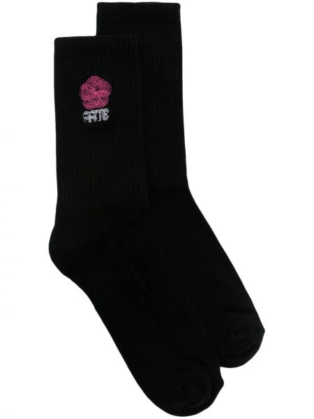 Socken mit stickerei Arte schwarz